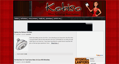 Desktop Screenshot of kobiso.com